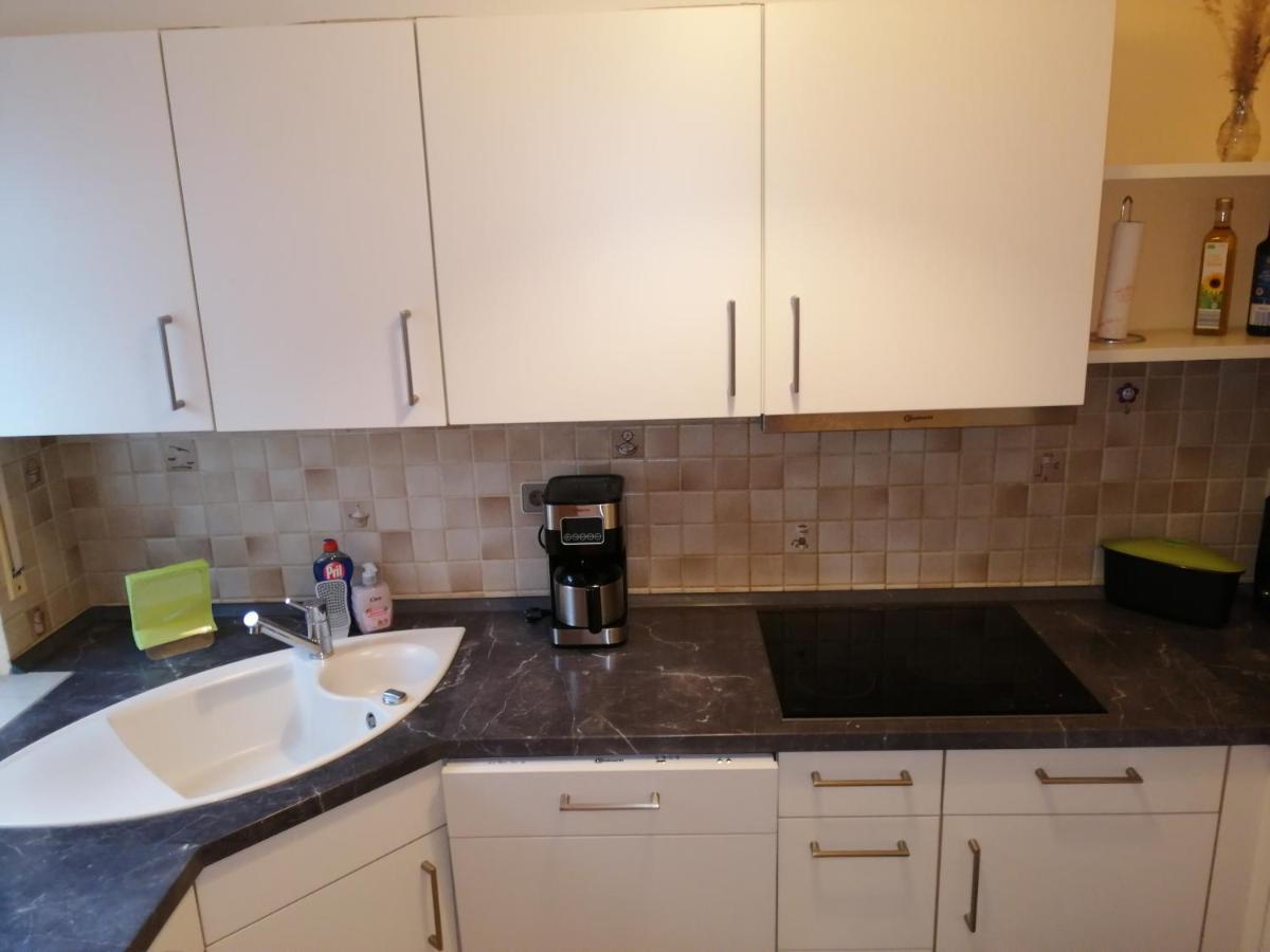 Ebenerdige Ferienwohnung mit großer Terrasse in der Nähe des Waldes, zum wohlfühlen Schöneck Exterior foto